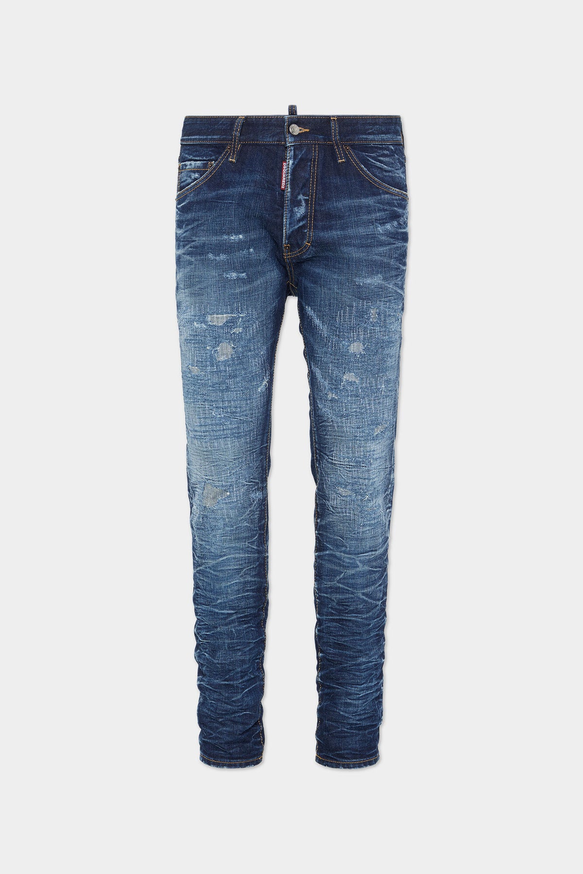 Dark Scratch Wash Cool Guy Jeans