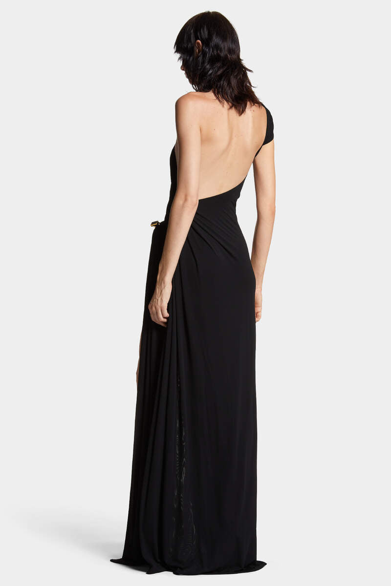 ONE SHOULDER JERSEY DRESS