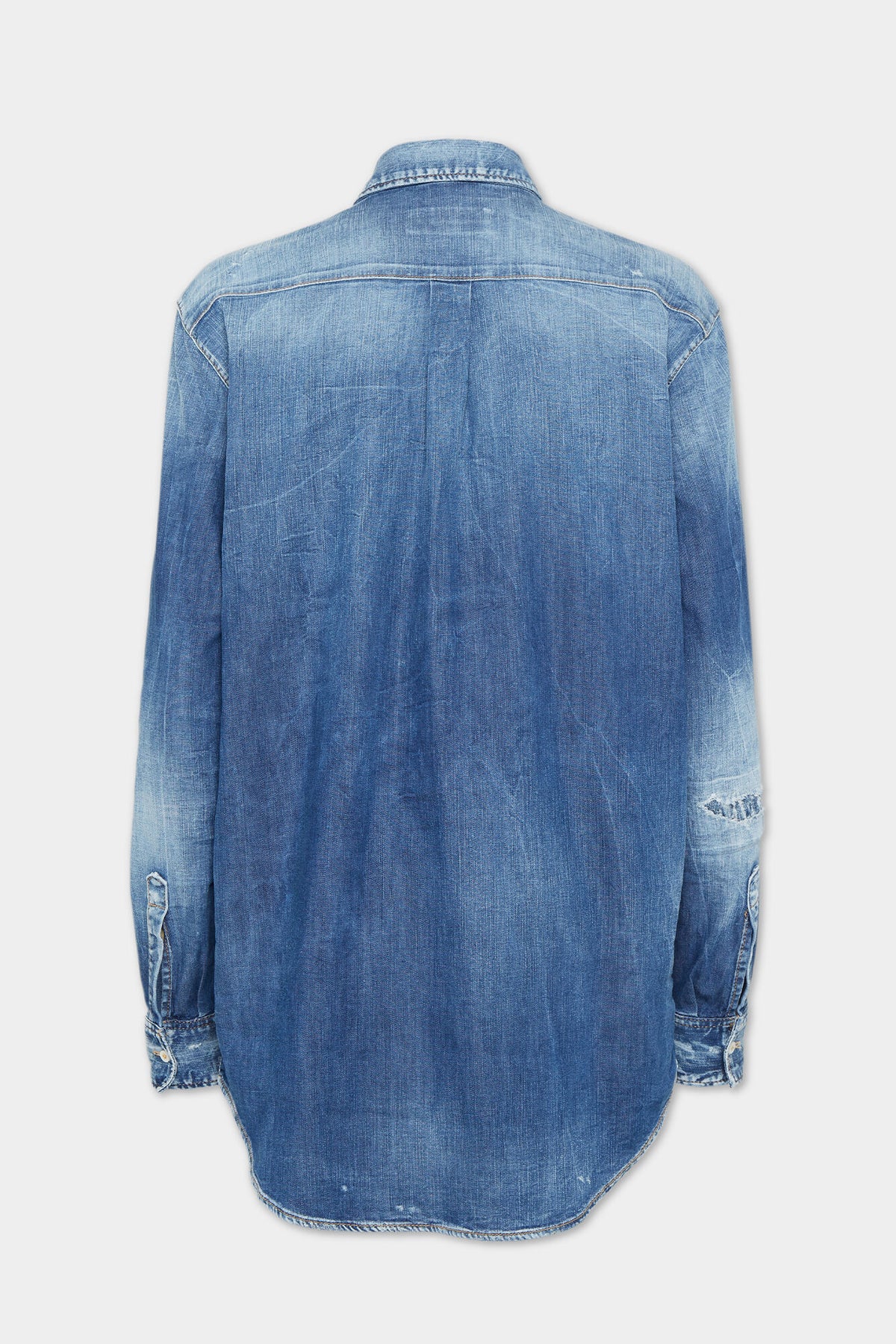 Medium Wash Maxi Dean Shirt