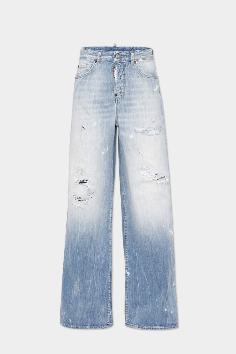 LIGHT BLEACH WASH TRAVELLER JEANS