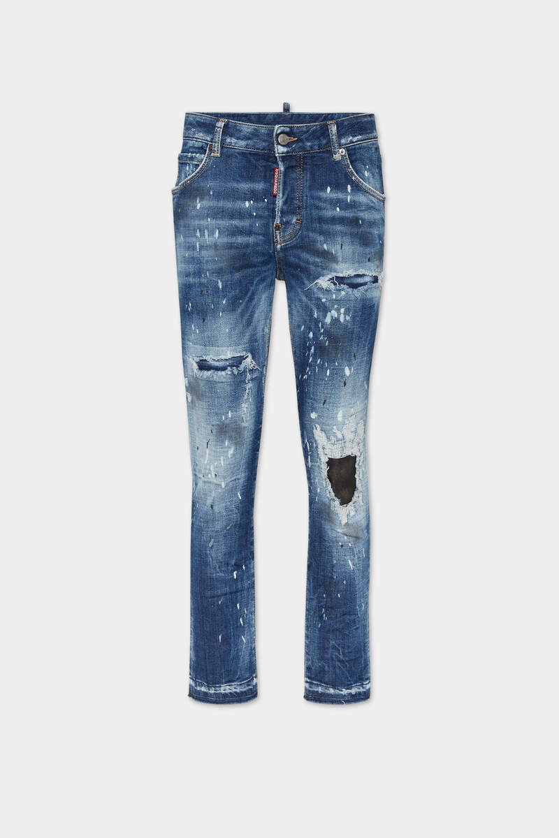 MEDIUM RIPPED WASH COOL GIRL JEANS