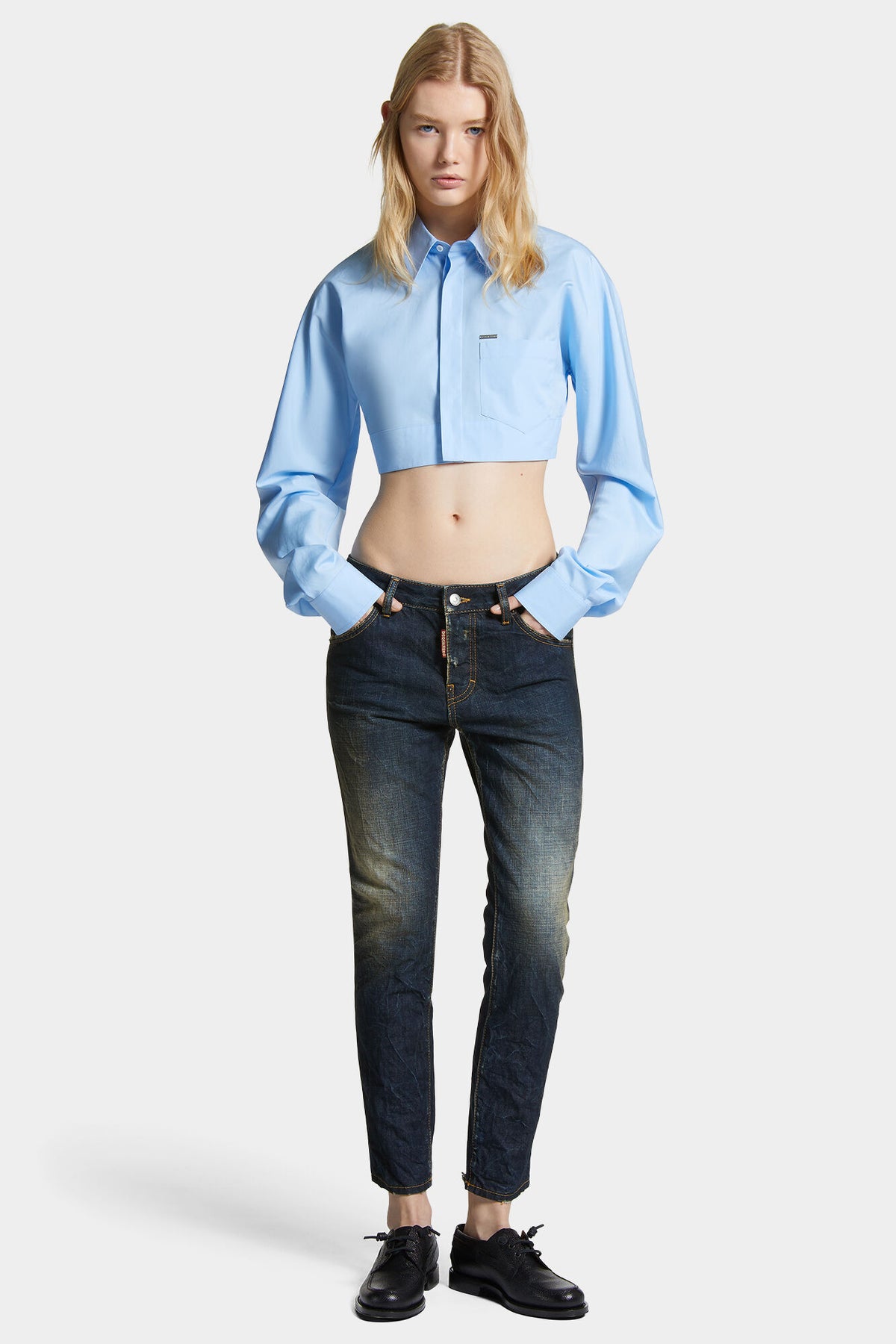 Dark Dust Wash Cool Girl Jeans
