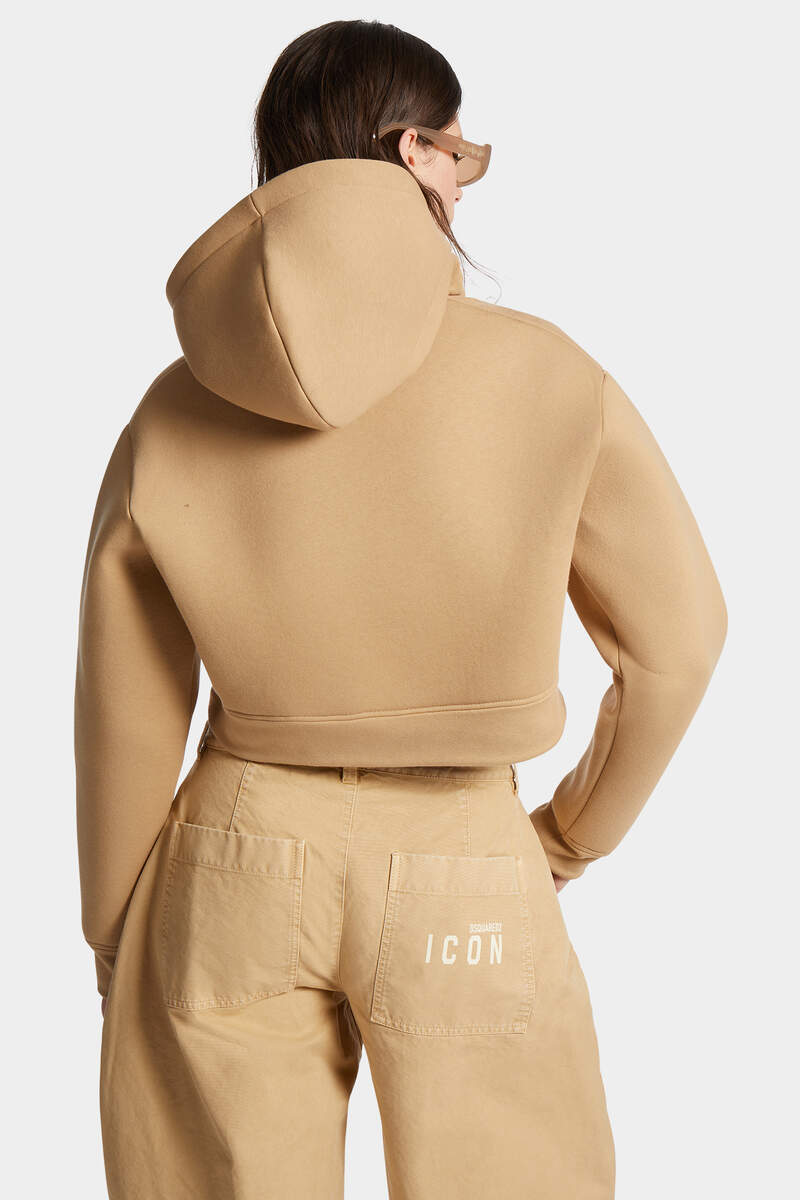 ICON NEW GENERATION DOUBLE FLEECE CROPPED HOODIE