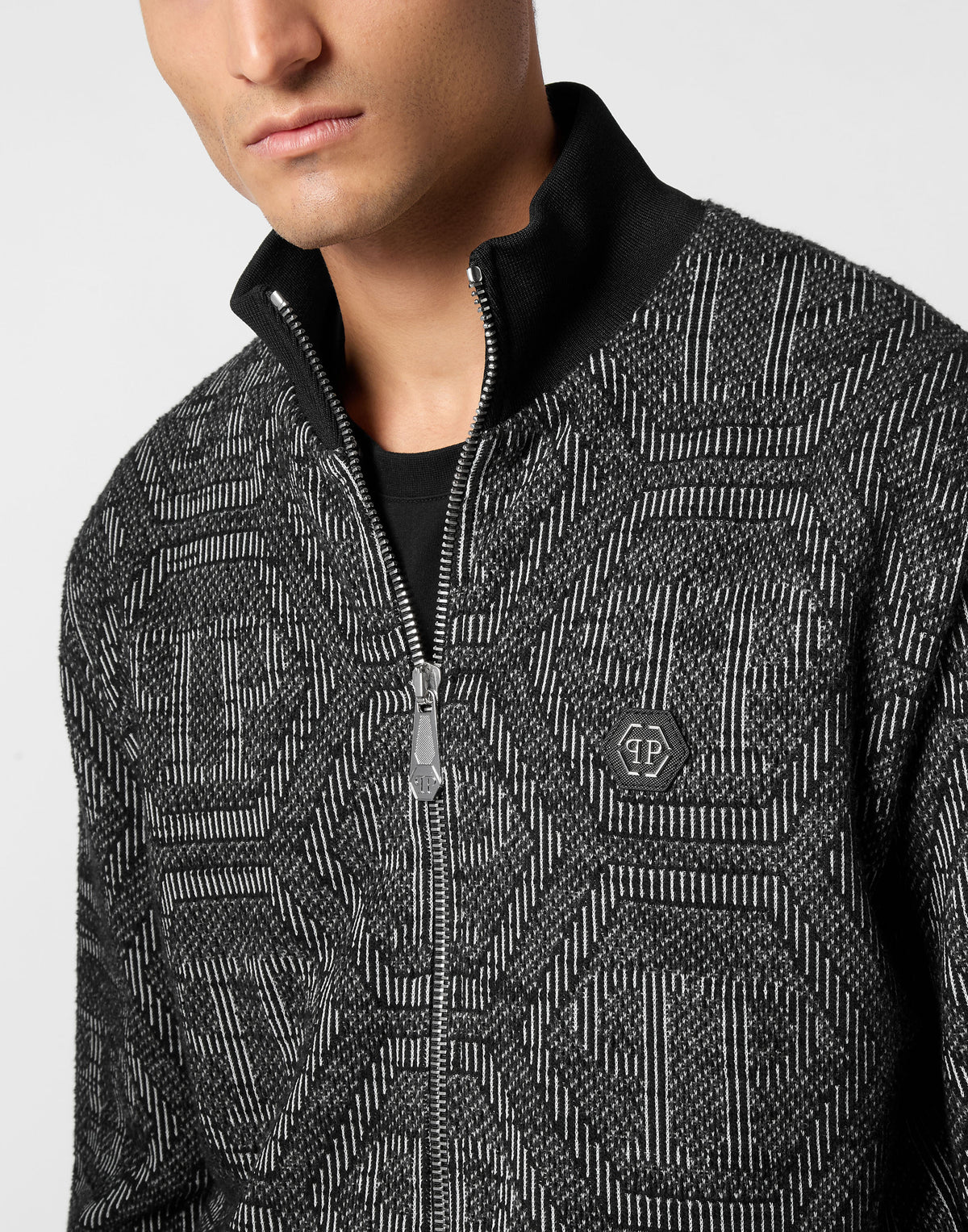 Jacquard Jogging Jacket LS Monogram