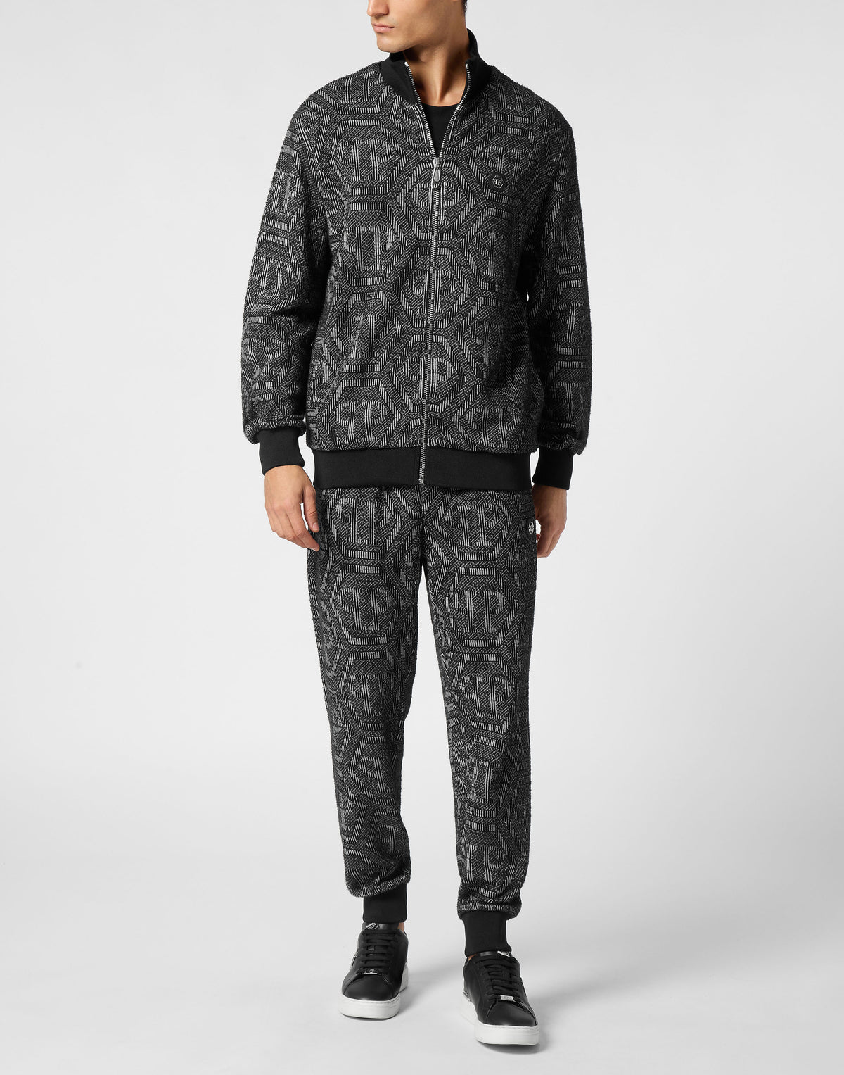 Jacquard Jogging Jacket LS Monogram