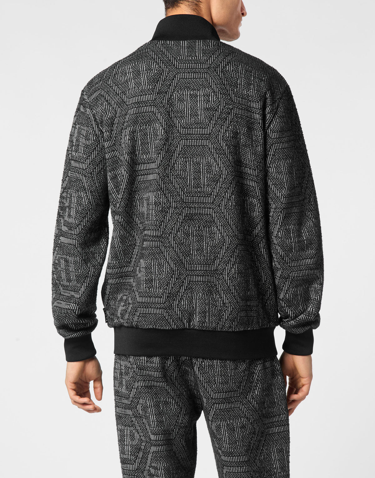 Jacquard Jogging Jacket LS Monogram