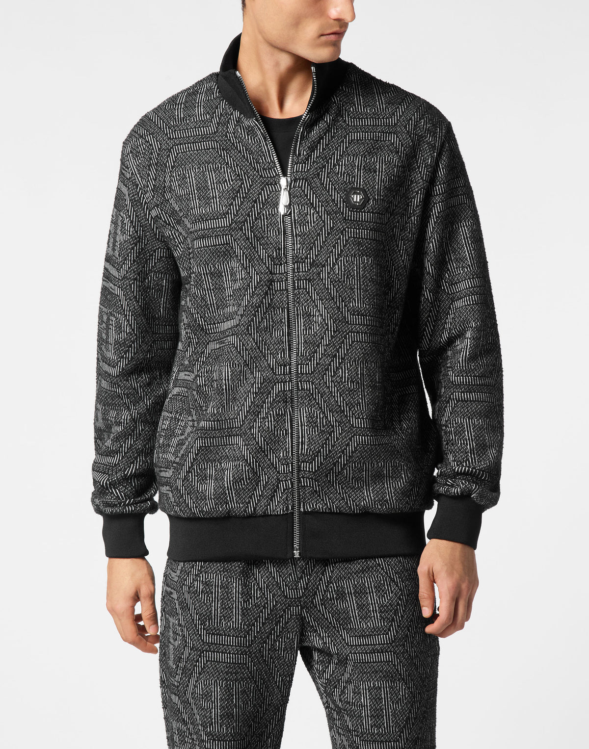 Jacquard Jogging Jacket LS Monogram