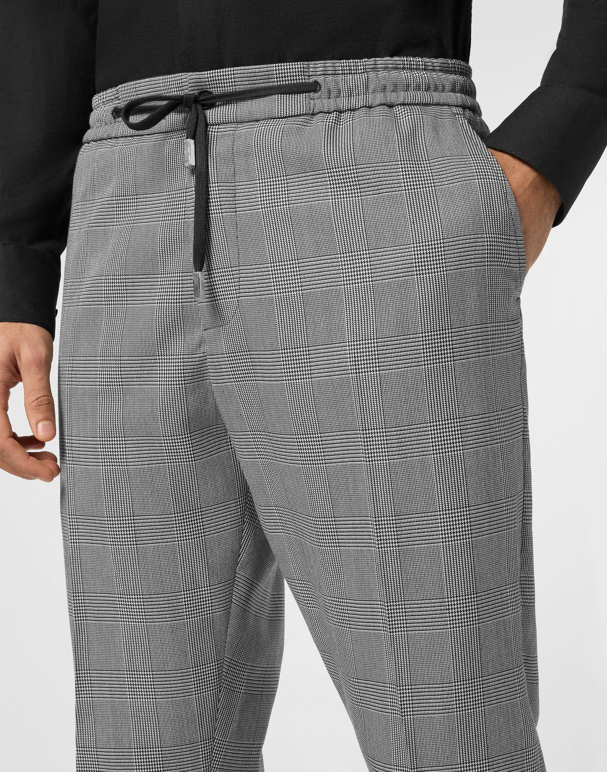 Checkered Jogging Trousers