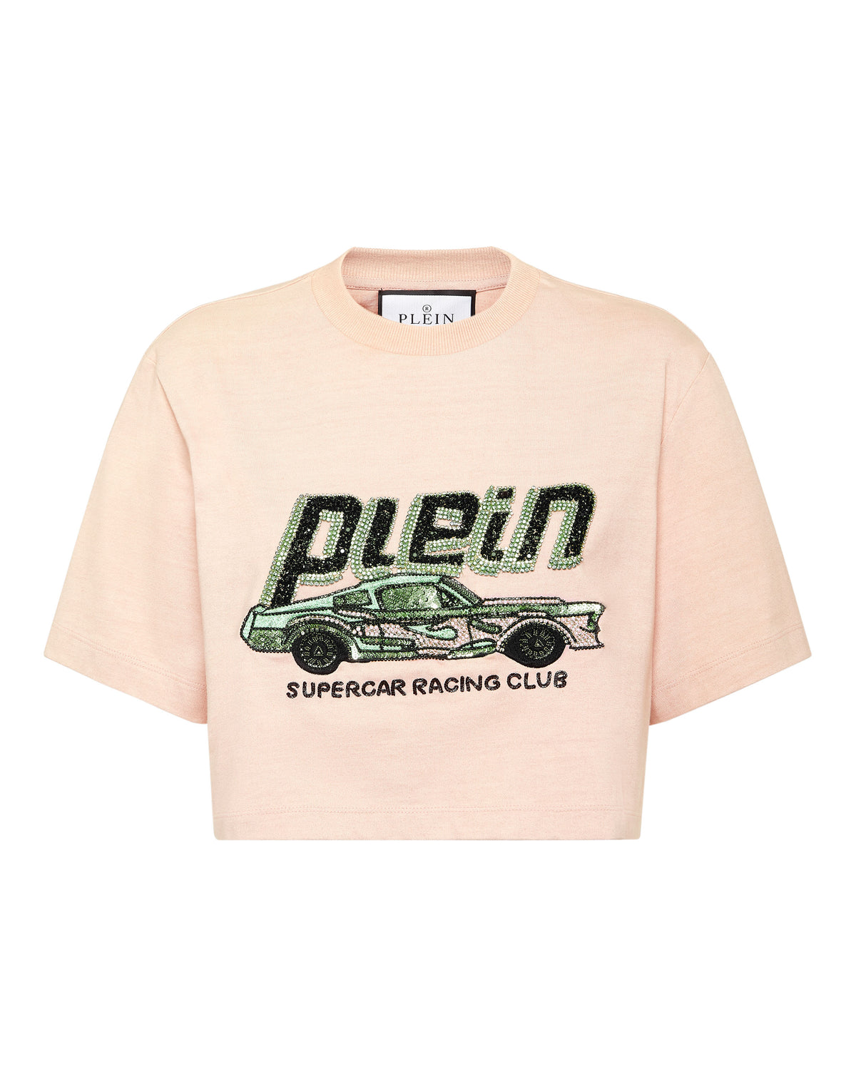 T-shirt Crop Plein Car