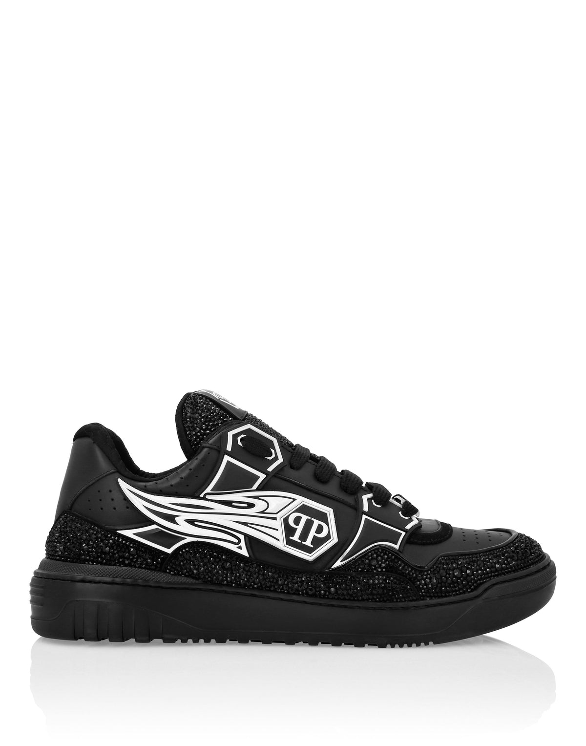 Leather Low-Top Sneakers Moon Walker