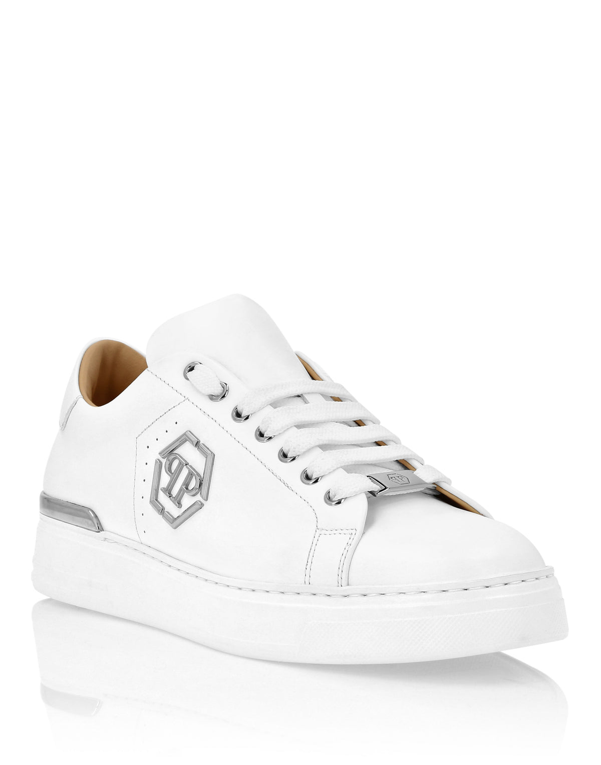 Nappa Leather Lo-Top Sneakers Hexagon