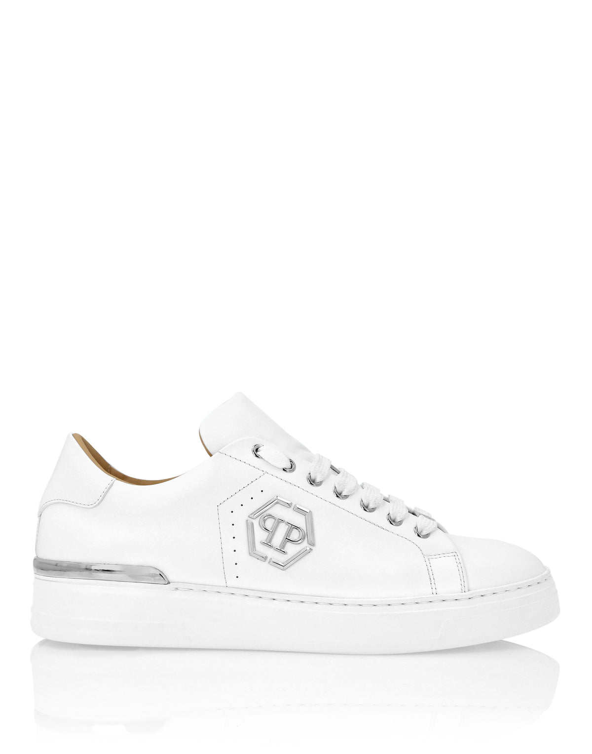 Nappa Leather Lo-Top Sneakers Hexagon